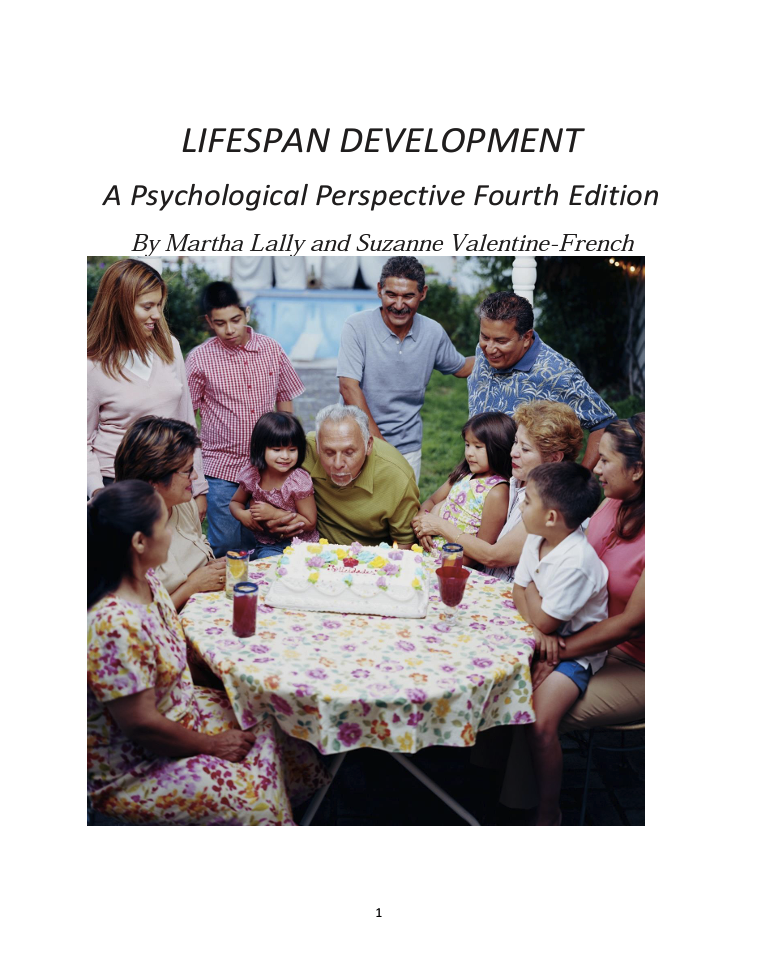 Lifespan Development A Psychological Perspective Fourth Edition Open Textbook Library